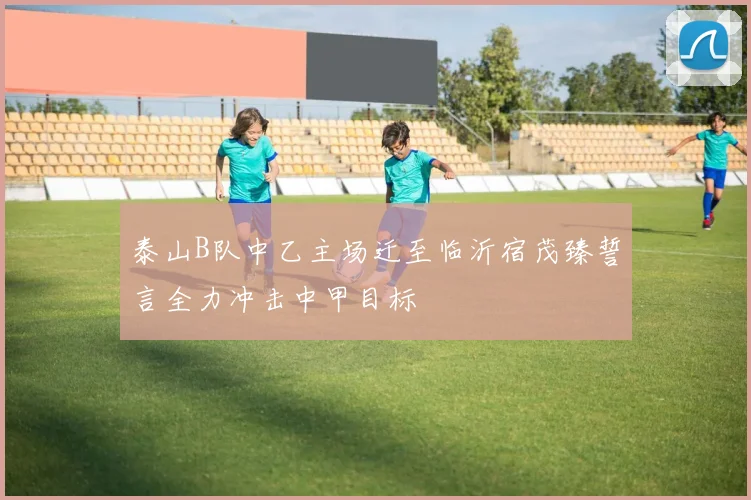 泰山B队中乙主场迁至临沂宿茂臻誓言全力冲击中甲目标